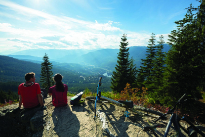 mountain biking